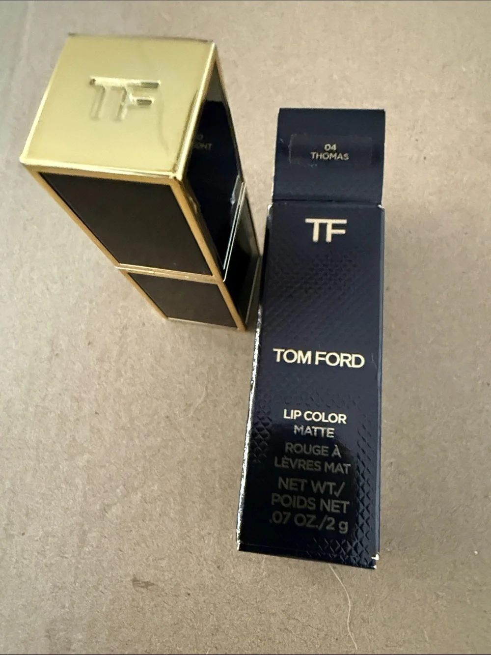 Tom Ford Matte Lipstick in Black & Gold Case